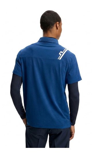 J.Lindeberg Fred Polo pánske polo, Estate Blue