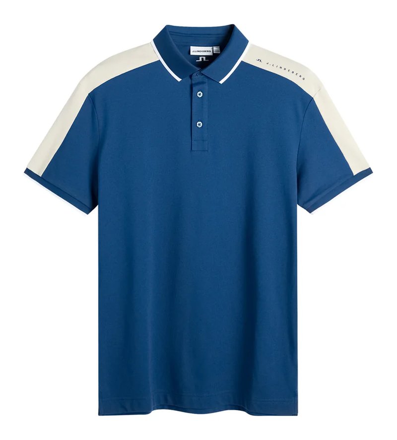 J.Lindeberg Jace Polo pánske polo, Estate Blue