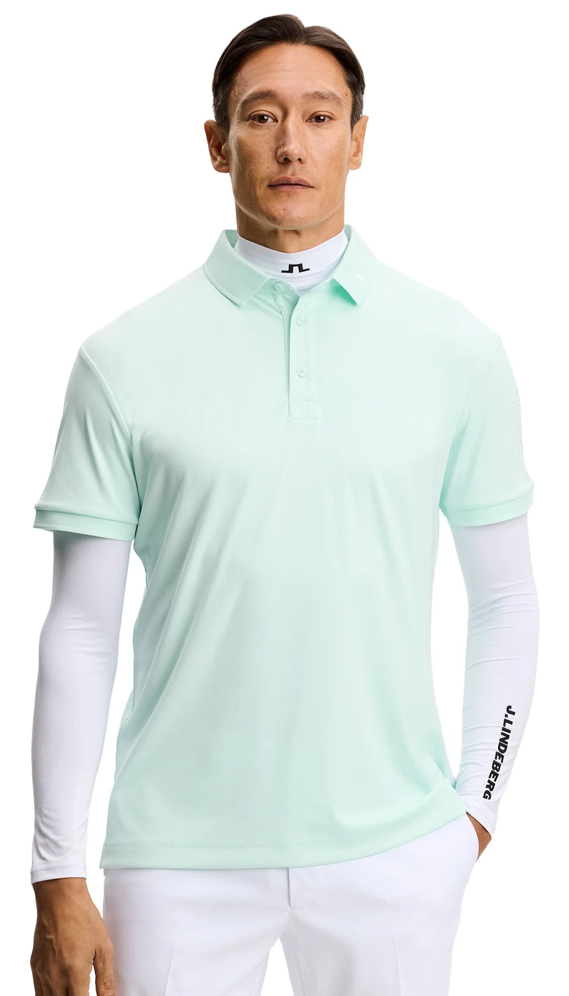 J.Lindeberg Tour Tech Polo pánske polo, Bay