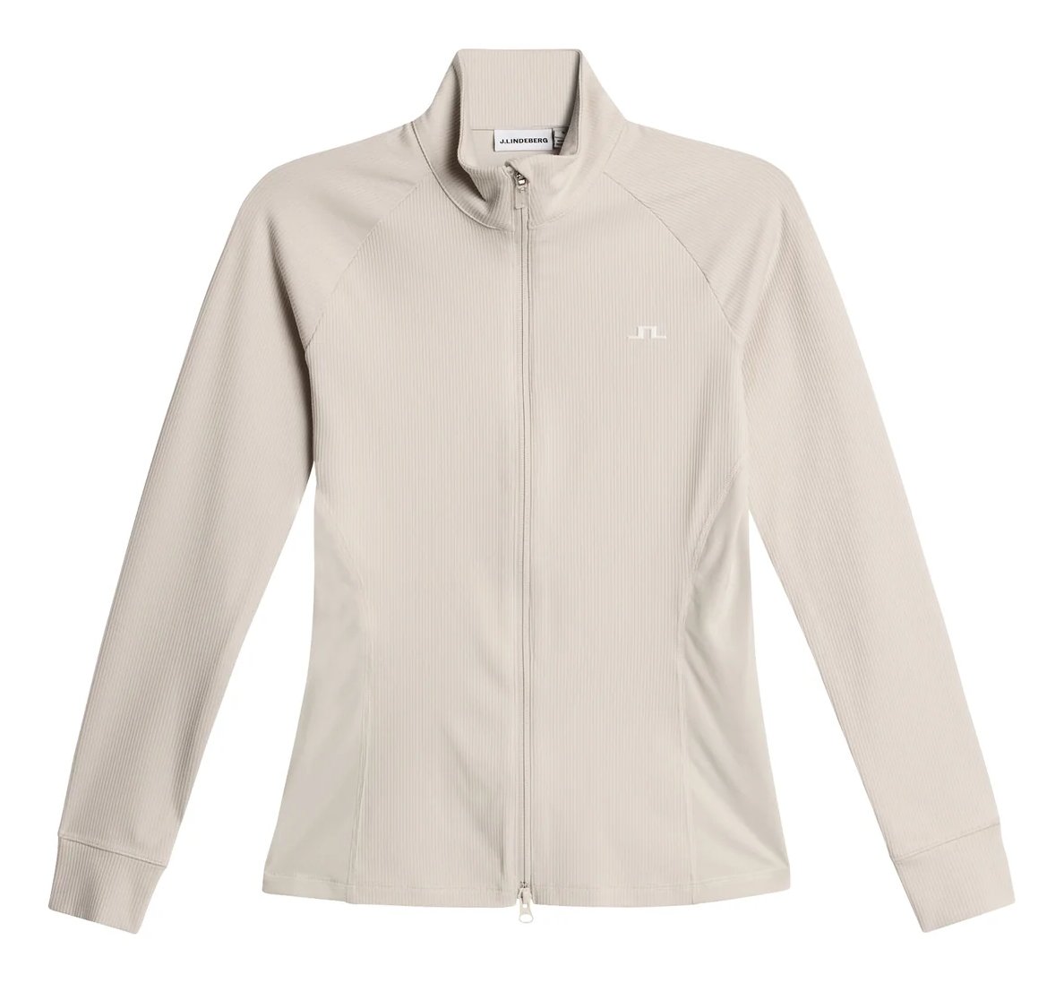 J.Lindeberg Mel Rib Mid Layer dámska mikina, Moonbeam