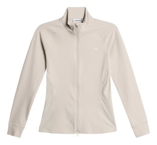 J.Lindeberg Mel Rib Mid Layer dámska mikina, Moonbeam
