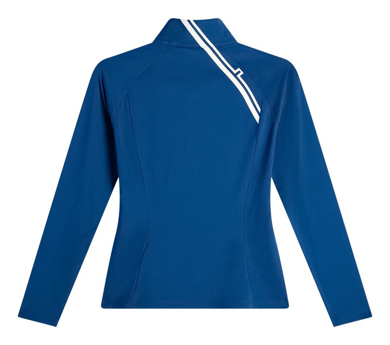 J.Lindeberg Nadu Quarter Zip dámska mikina, Estate Blue