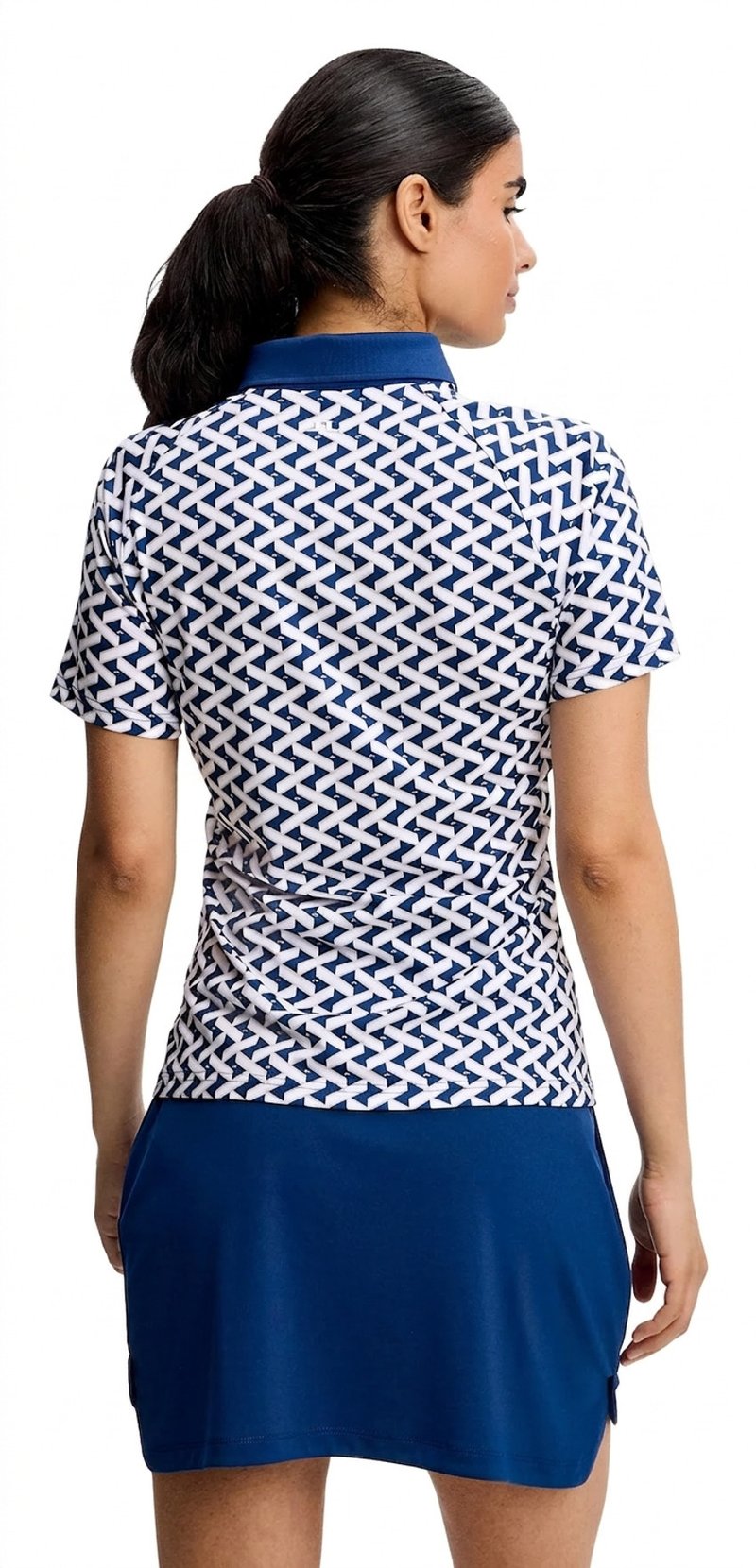 J.Lindeberg Chiara Polo dámske polo, Ladder Estate White