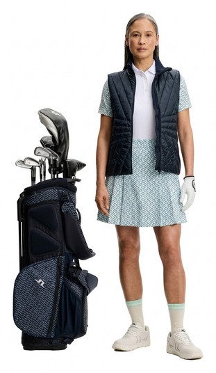 J.Lindeberg Chiara Polo dámske polo, Ladder White Bay
