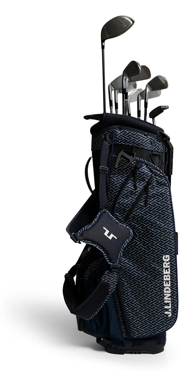 J.Lindeberg JL Flare Printed golfová taška, Ladder Estate Navy
