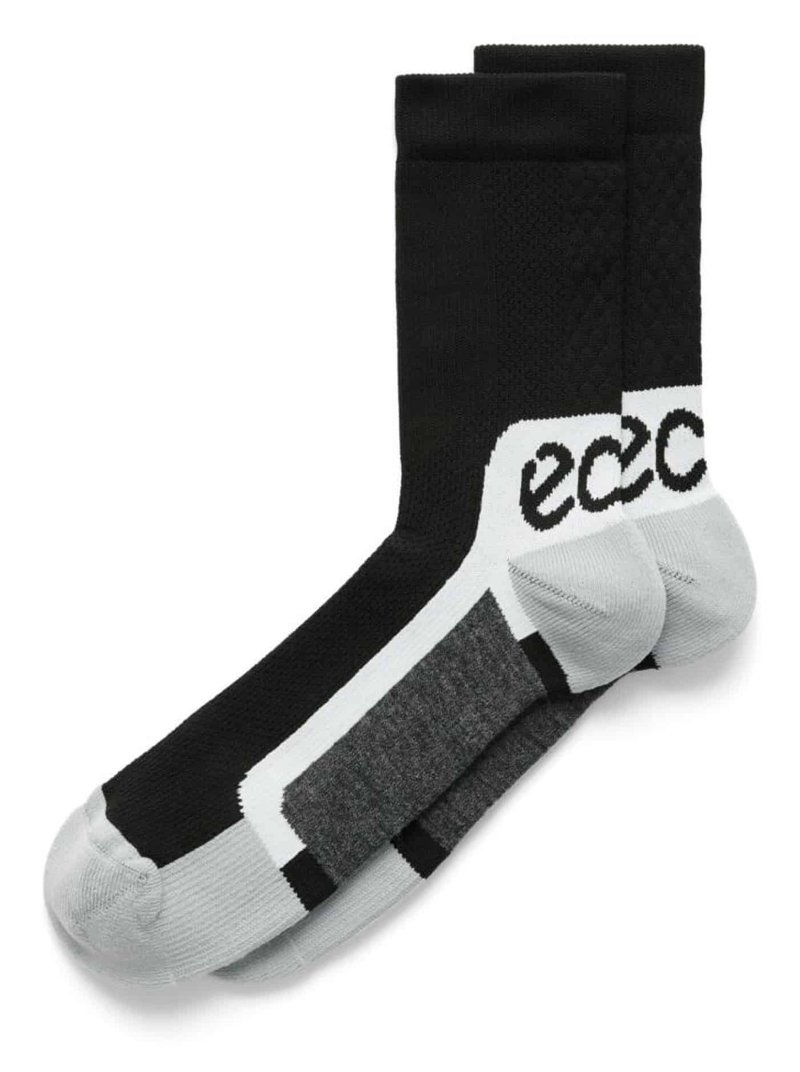 Ecco Tech Sporty Mid-Cut ponožky, čierna
