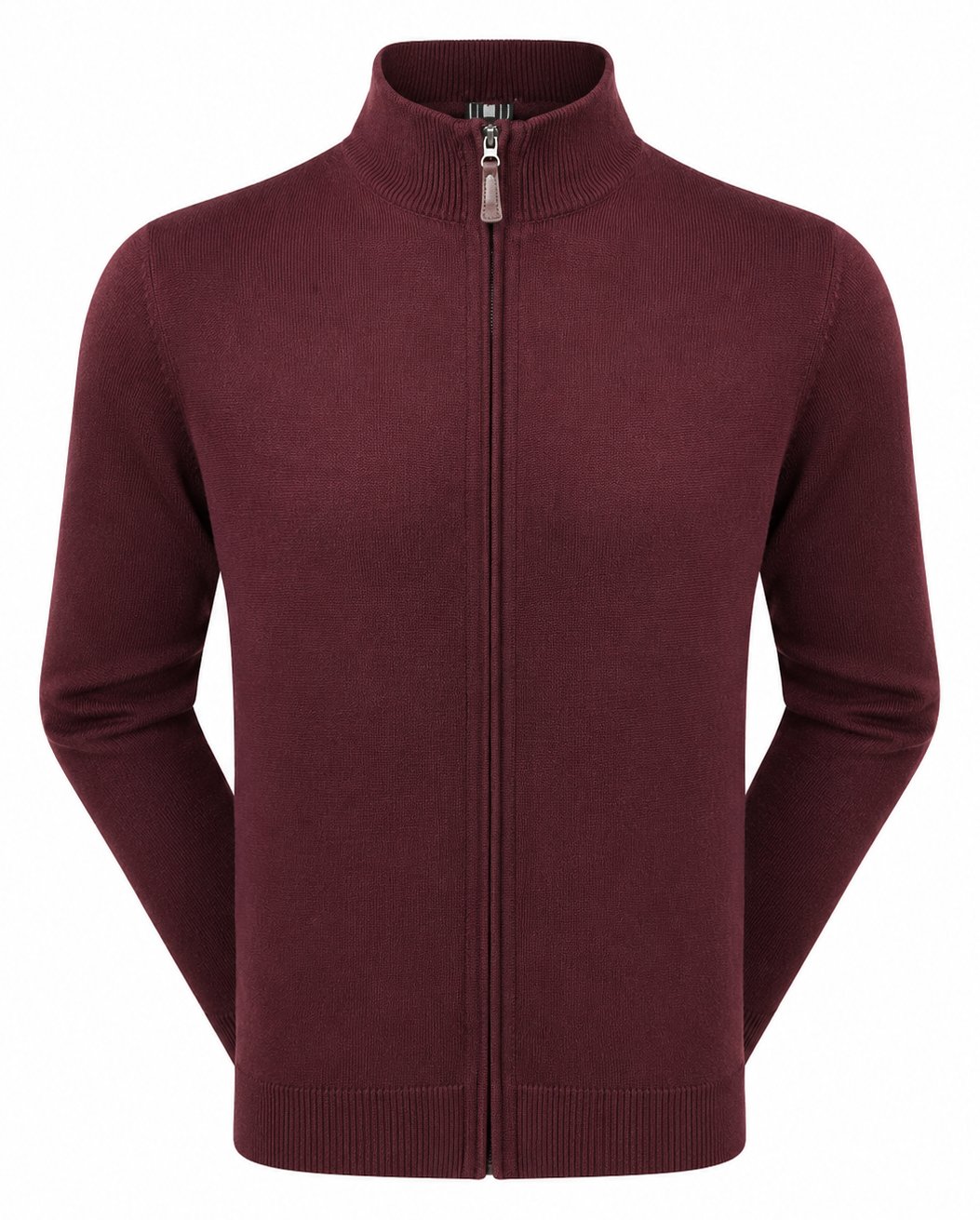 FootJoy drirelease Full-Zip Lined pánsky sveter, port