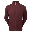 FootJoy drirelease Full-Zip Lined pánsky sveter, vínový