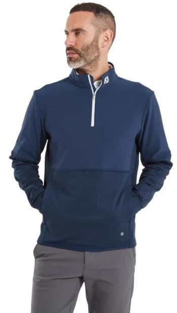FootJoy ThermoSeries Hybrid Midlayer pánska mikina, navy