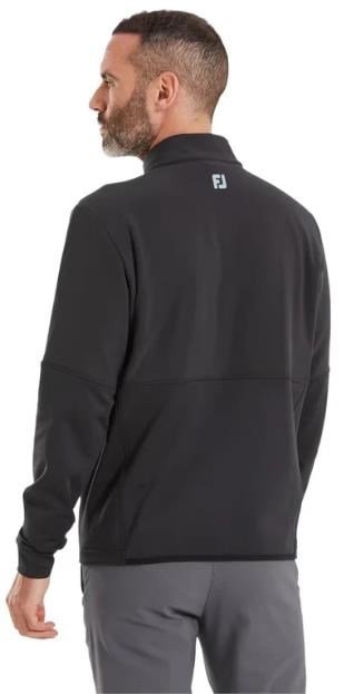 FootJoy ThermoSeries Hybrid Midlayer pánska mikina, čierna