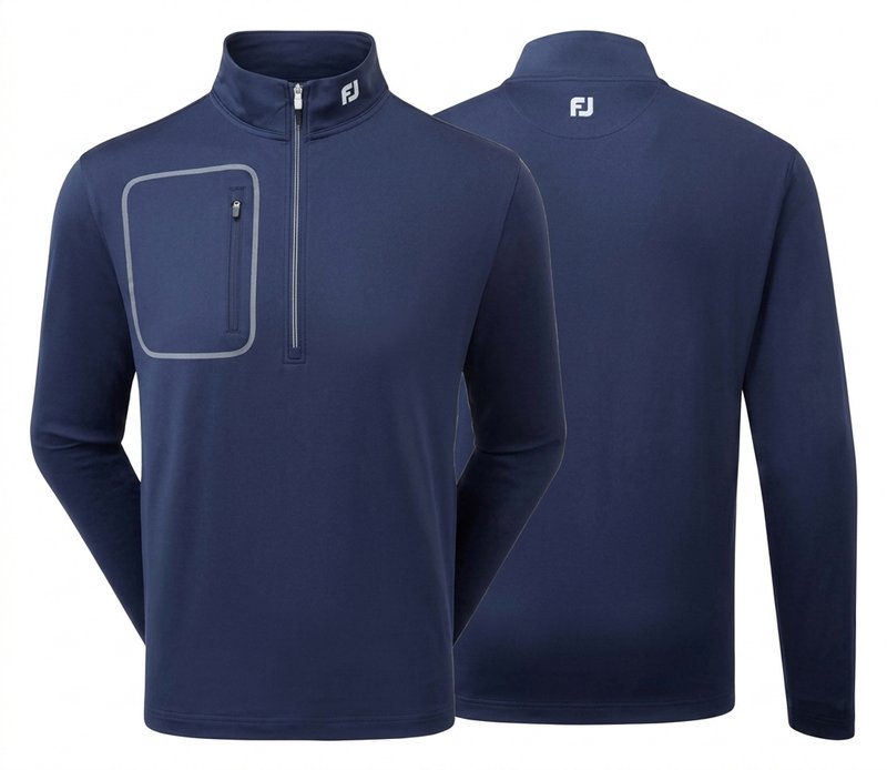 FootJoy TS Texture pánsky midlayer, navy