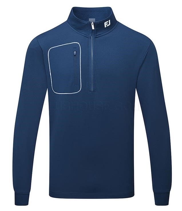 FootJoy TS Texture pánsky midlayer, navy