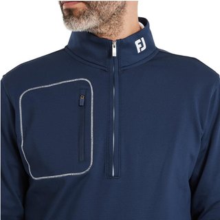 FootJoy TS Texture pánsky midlayer, navy