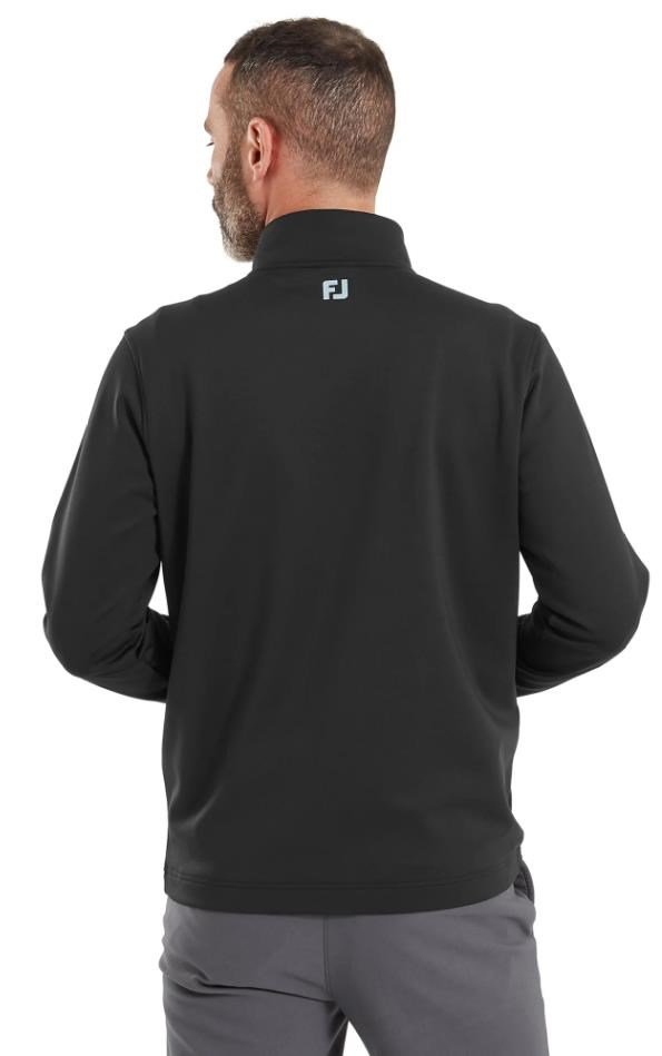 FootJoy ThermoSeries Texture Midlayer pánska mikina, čierna
