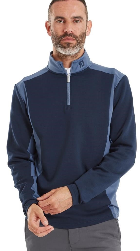 FootJoy ThermoSeries Blocked pánska mikina, navy/midnight