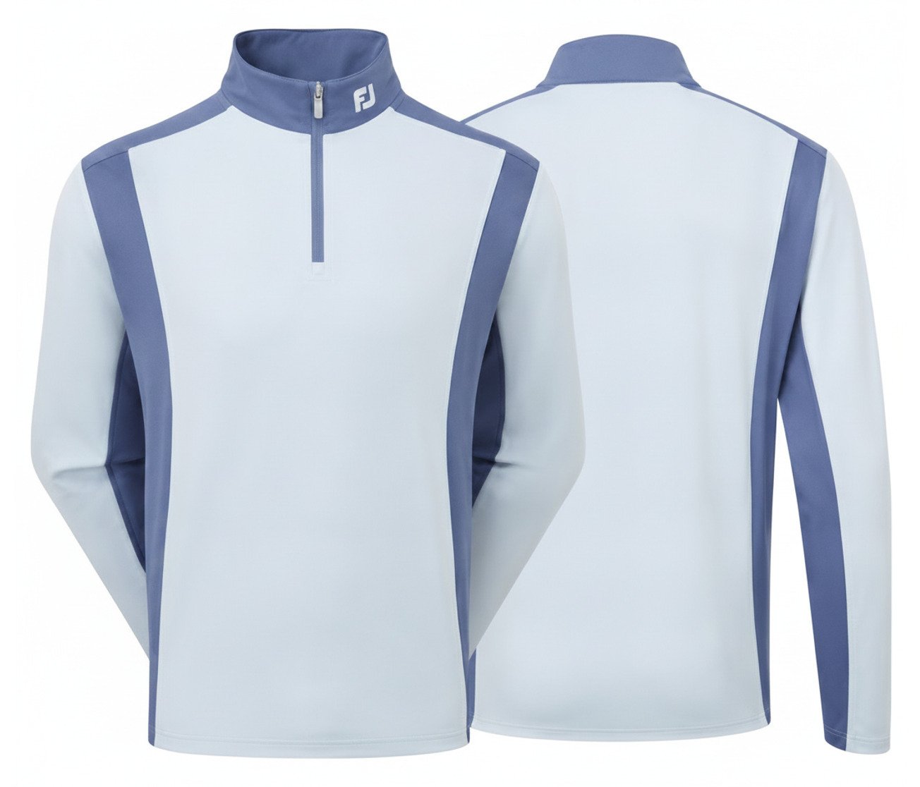 FootJoy ThermoSeries Blocked Midlayer pánska mikina, mist/midnight