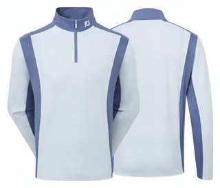 FootJoy ThermoSeries Blocked Midlayer pánska mikina, mist/midnight