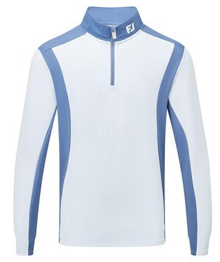 FootJoy ThermoSeries Blocked Midlayer pánska mikina, mist/midnight