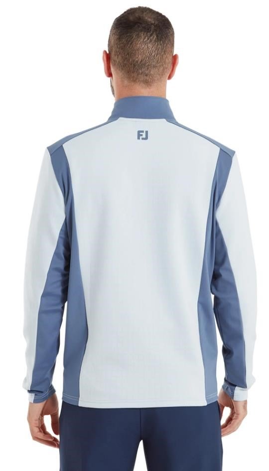 FootJoy ThermoSeries Blocked Midlayer pánska mikina, mist/midnight