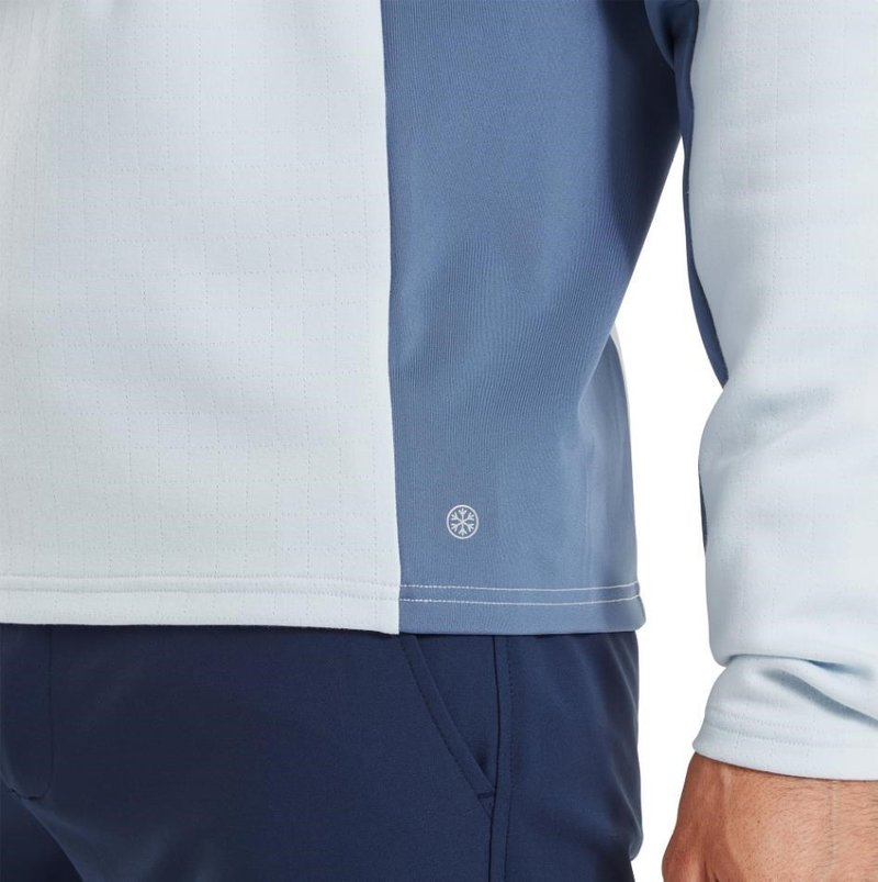 FootJoy ThermoSeries Blocked Midlayer pánska mikina, mist/midnight