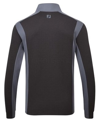 FootJoy ThermoSeries Blocked Midlayer pánska mikina, čierna/charcoal