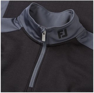 FootJoy ThermoSeries Blocked Midlayer pánska mikina, čierna/charcoal