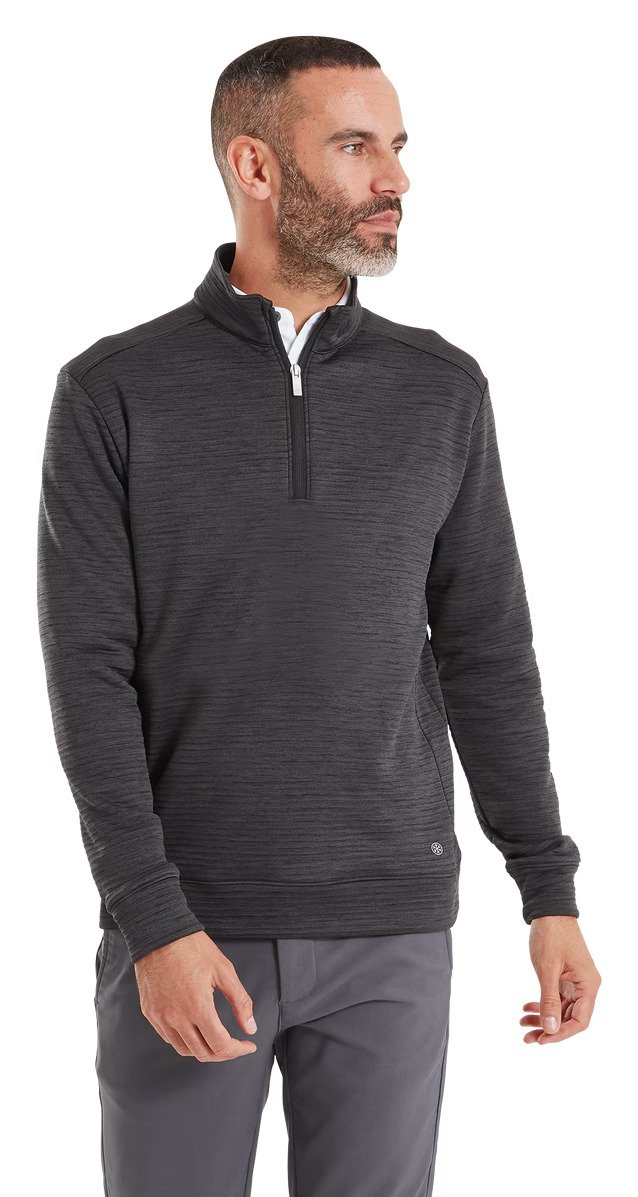 FootJoy ThermoSeries Space Dye Midlayer pánska mikina, čierna