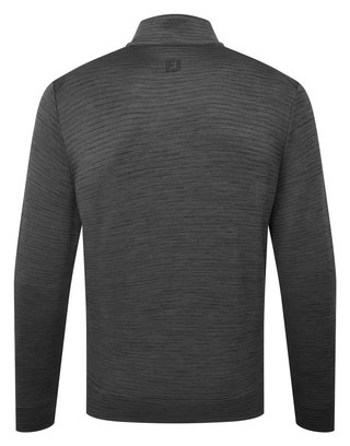 FootJoy ThermoSeries Space Dye Midlayer pánska mikina, čierna