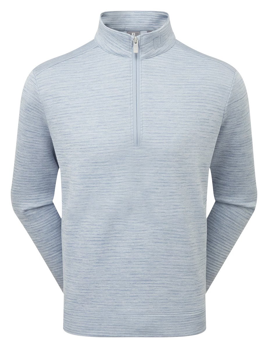 FootJoy ThermoSeries Space Dye Midlayer pánska mikina, sivá