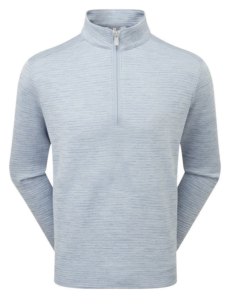 FootJoy ThermoSeries Space Dye Midlayer pánska mikina, sivá