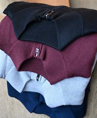 FootJoy drirelease Half-Zip Lined pánsky sveter, červený