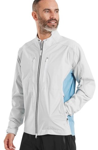 FootJoy Hydro Innovation Arcus pánska bunda, oyster grey/mid blue