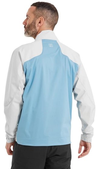 FootJoy Hydro Innovation Arcus pánska bunda, oyster grey/mid blue