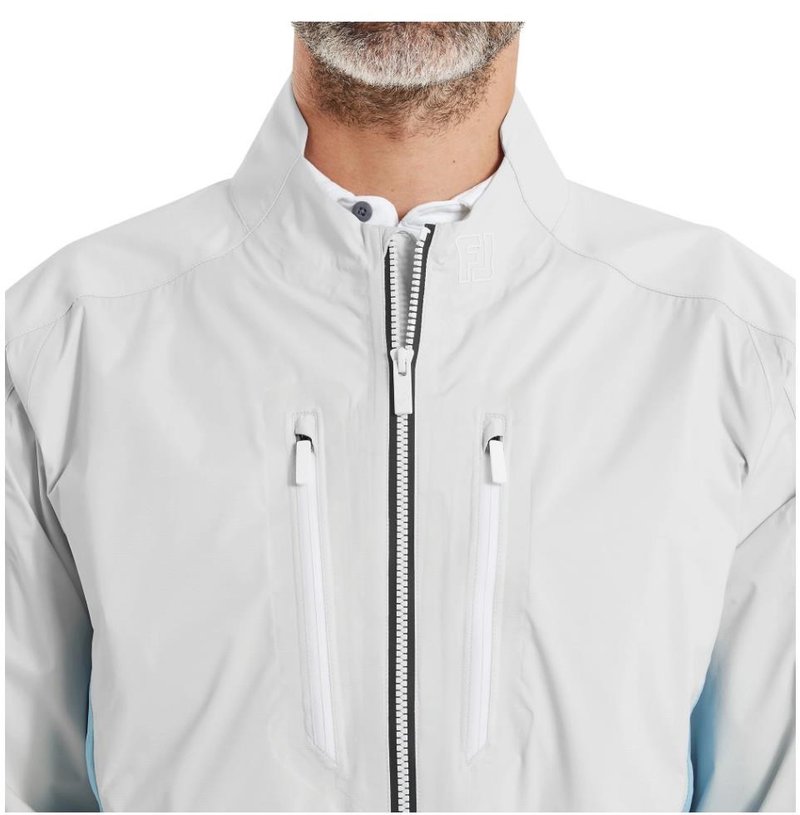 FootJoy Hydro Innovation Arcus pánska bunda, oyster grey/mid blue