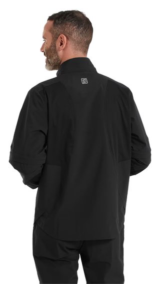 FootJoy HydroLite X Short Sleeve pánska bunda do dažďa, čierna