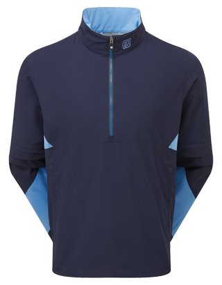 FootJoy HydroLite X Short Sleeve Rain pánska košeľa do dažďa, navy/stredne modrá