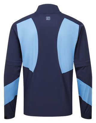 FootJoy HydroLite X Short Sleeve Rain pánska košeľa do dažďa, navy/stredne modrá