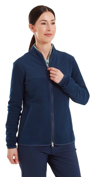 FootJoy MicroFleece Full-Zip Midlayer dámska mikina, navy