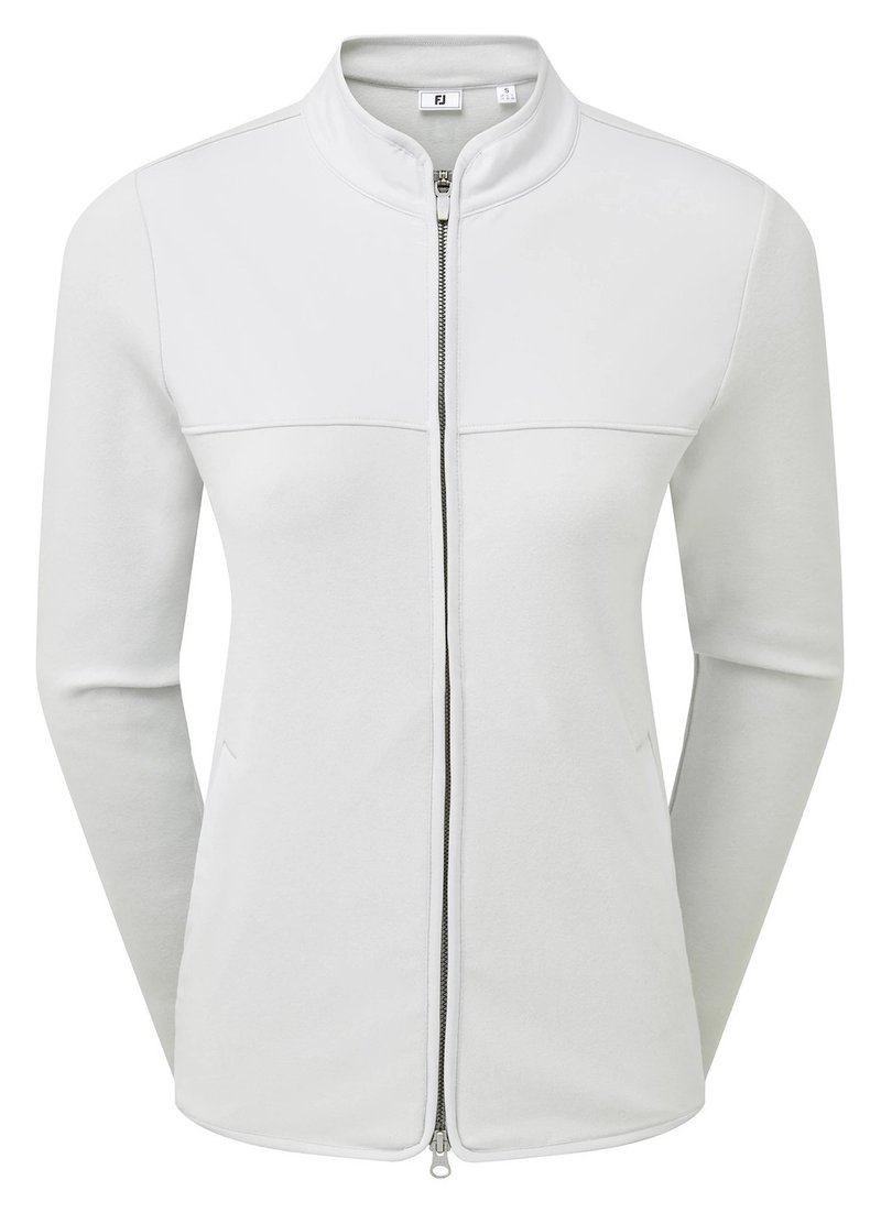FootJoy MicroFleece Full-Zip Midlayer dámska mikina, sivá