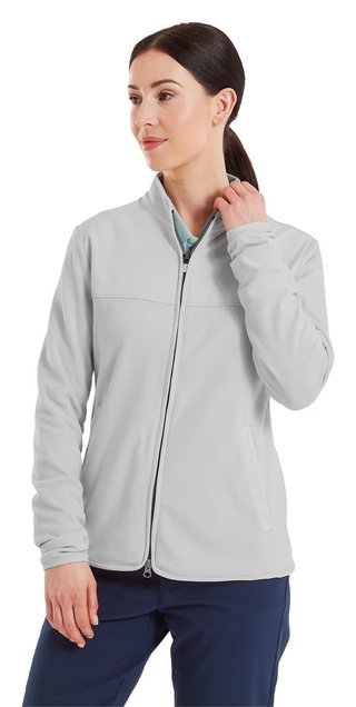 FootJoy MicroFleece Full-Zip Midlayer dámska mikina, sivá