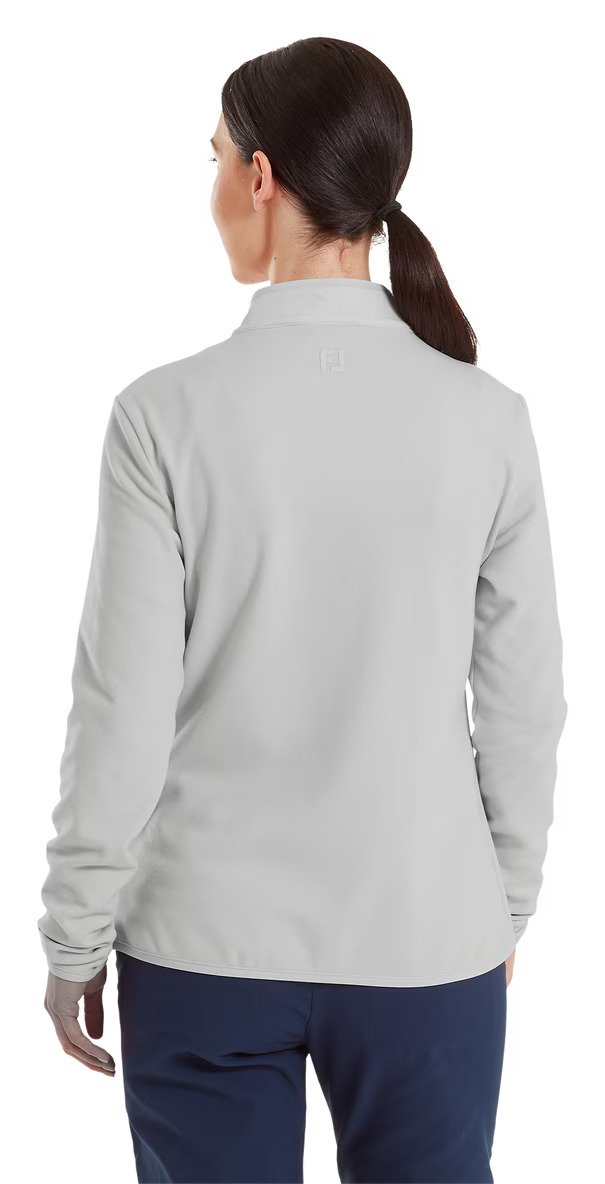 FootJoy MicroFleece Full-Zip Midlayer dámska mikina, sivá