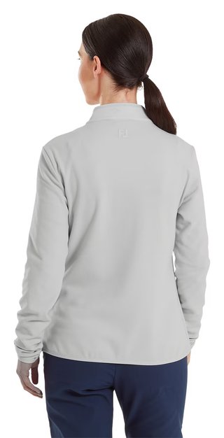 FootJoy MicroFleece Full-Zip Midlayer dámska mikina, sivá