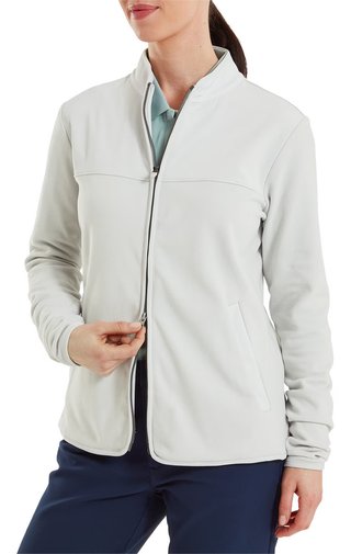 FootJoy MicroFleece Full-Zip Midlayer dámska mikina, sivá