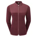 FootJoy MicroFleece Full-Zip Midlayer dámska mikina, port