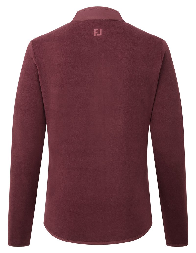 FootJoy MicroFleece Full-Zip Midlayer dámska mikina, port