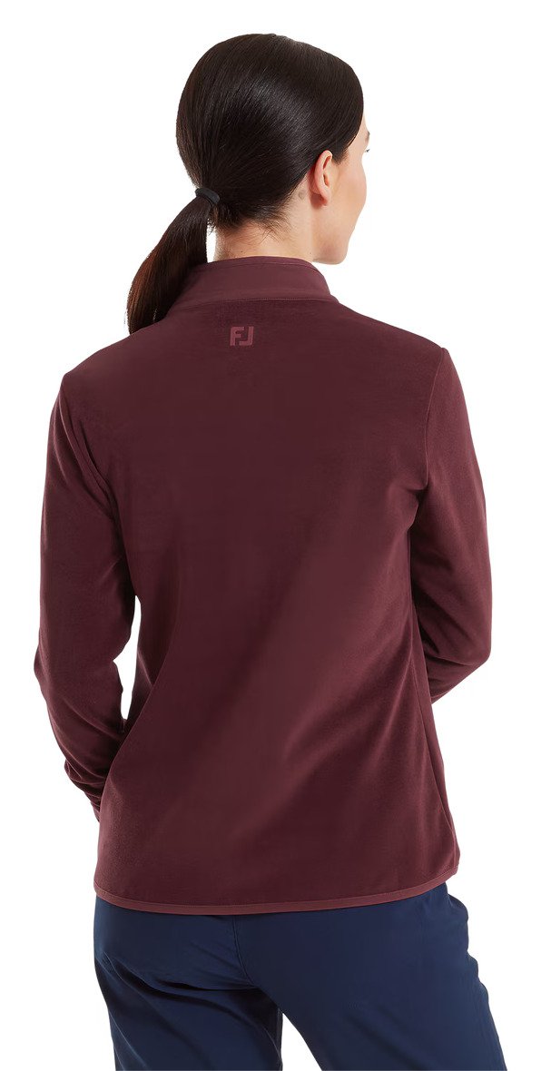 FootJoy MicroFleece Full-Zip Midlayer dámska mikina, port