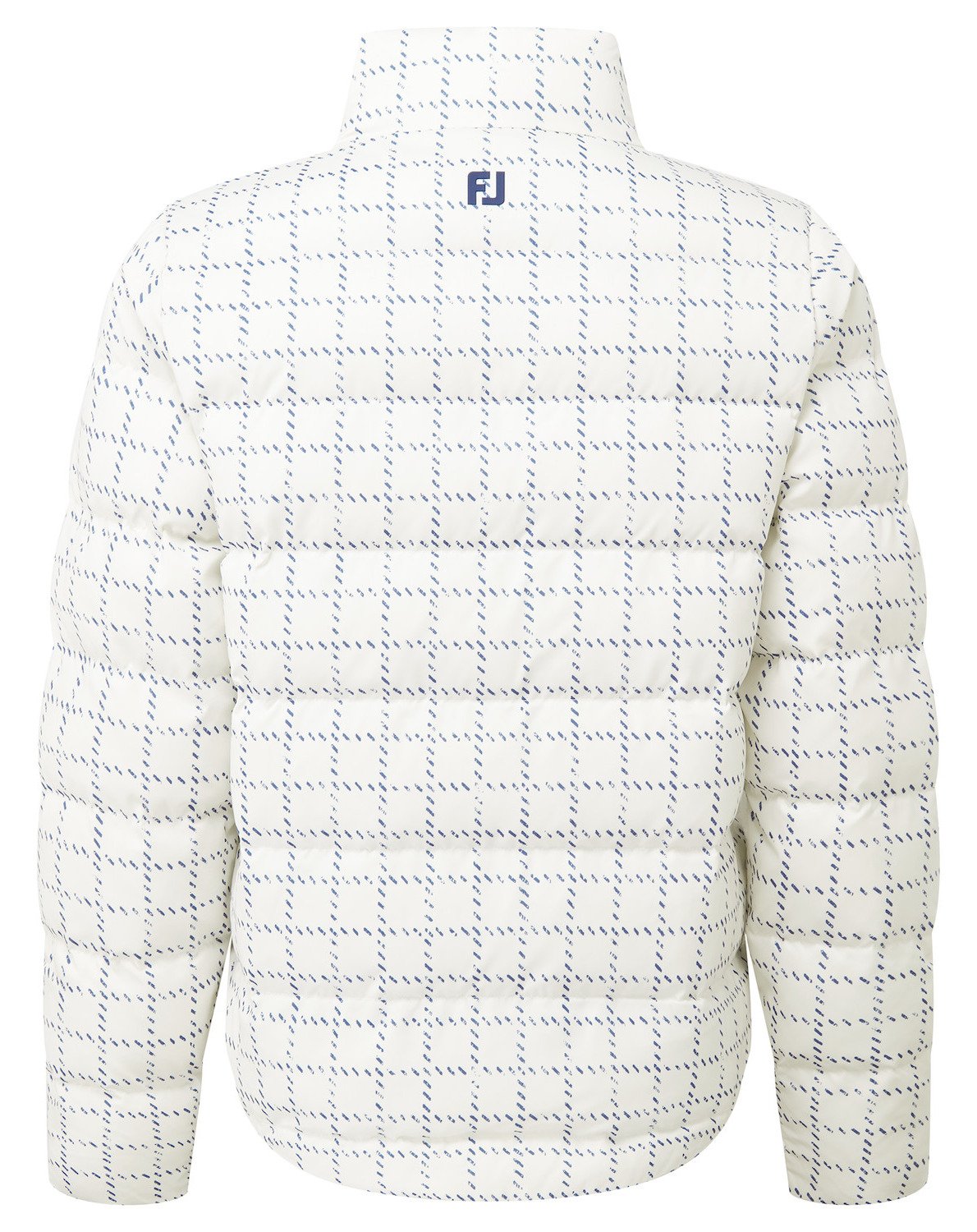 FootJoy ThermoSeries Insulated dámska bunda, off white/navy distressed plaid