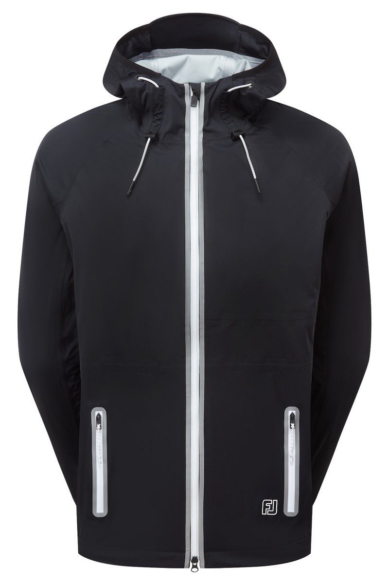 FootJoy HydroKnit dámska bunda, čierna/sivá/biela