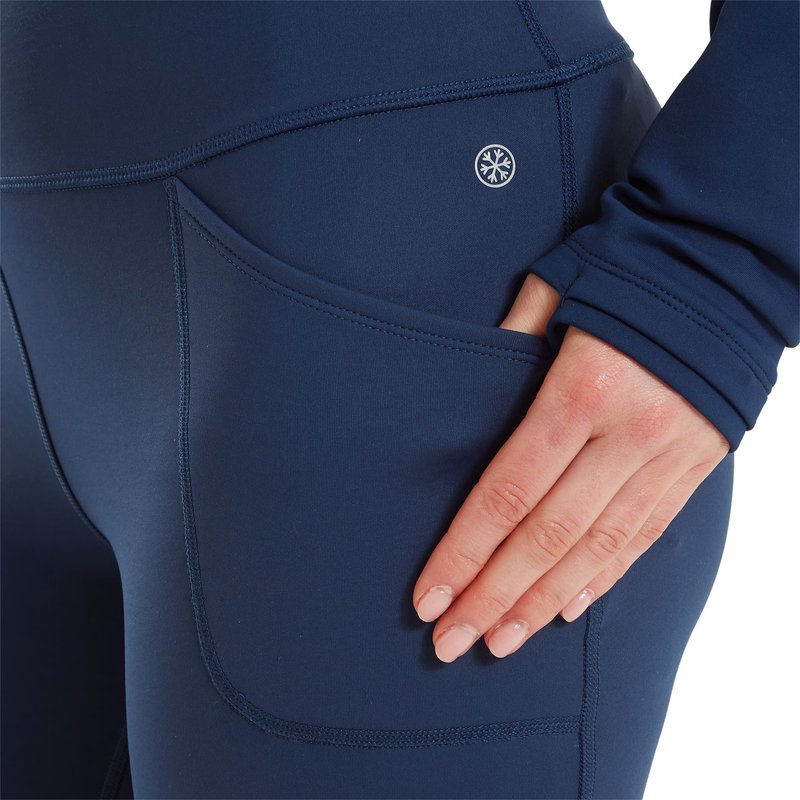 FootJoy ThermoSeries Fleece dámske legíny, navy