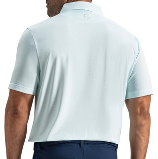 FootJoy Heritage Logo Lisle pánske polo, white/mint julep
